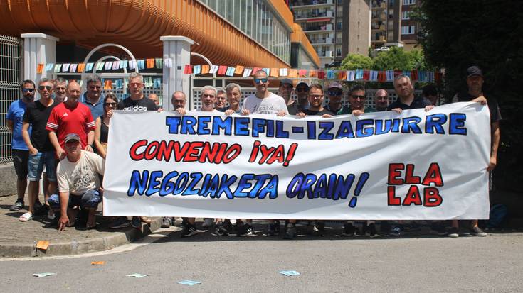 Lanuzteei ekin diete Tremefil Izagirre lantegikoek